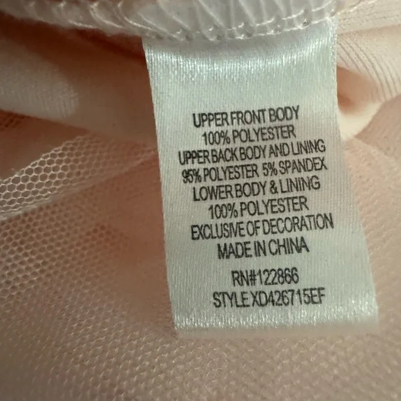 Pink and Gold Kids Dress - Picture 7 of 8